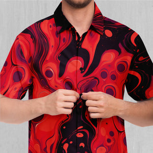 Scarlet Fusion Button Down Shirt