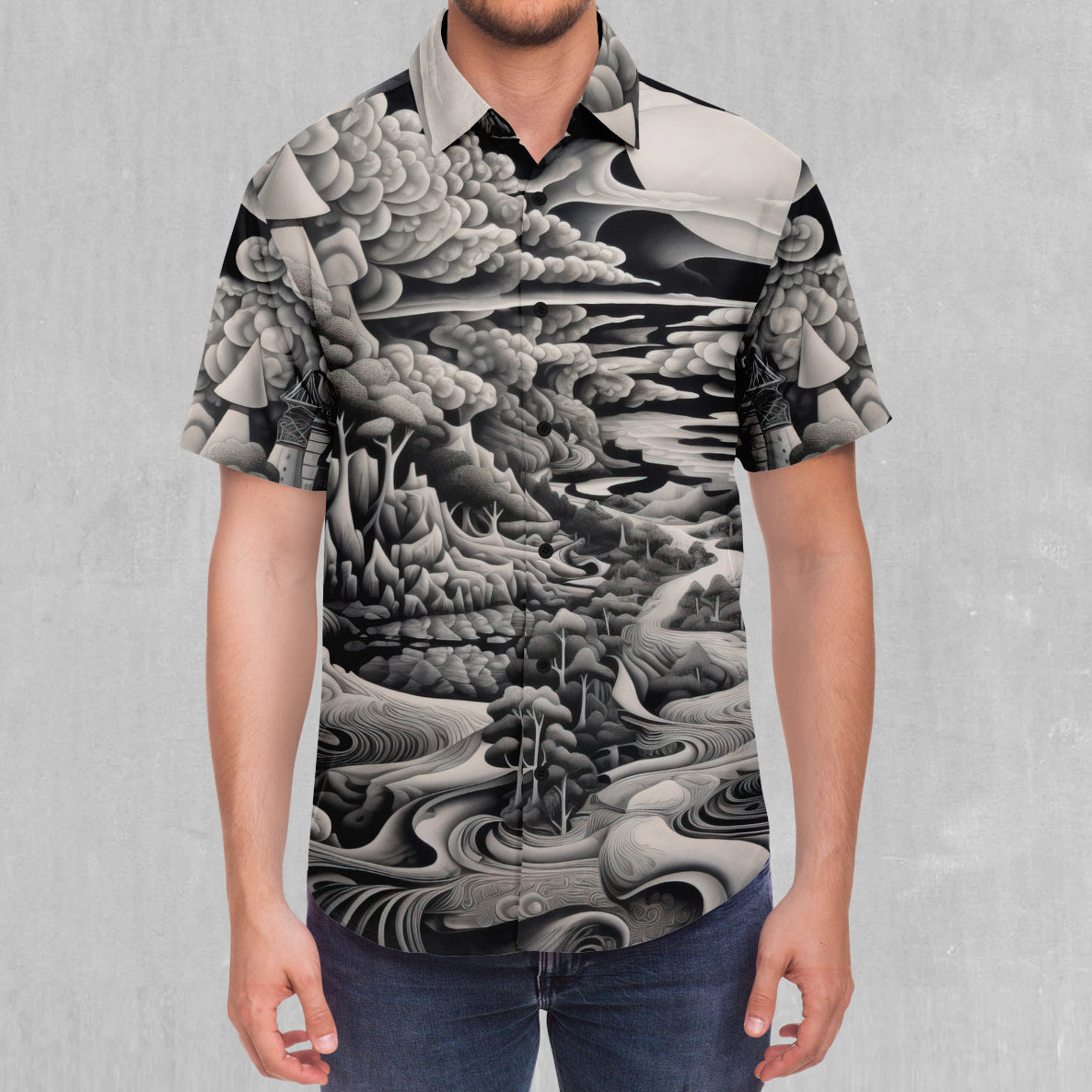 Ethereal Moonlight Button Down Shirt