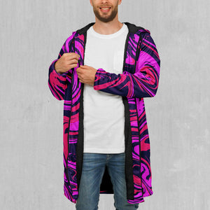 Candy Drip Zip Up Cloak (Black Fur)