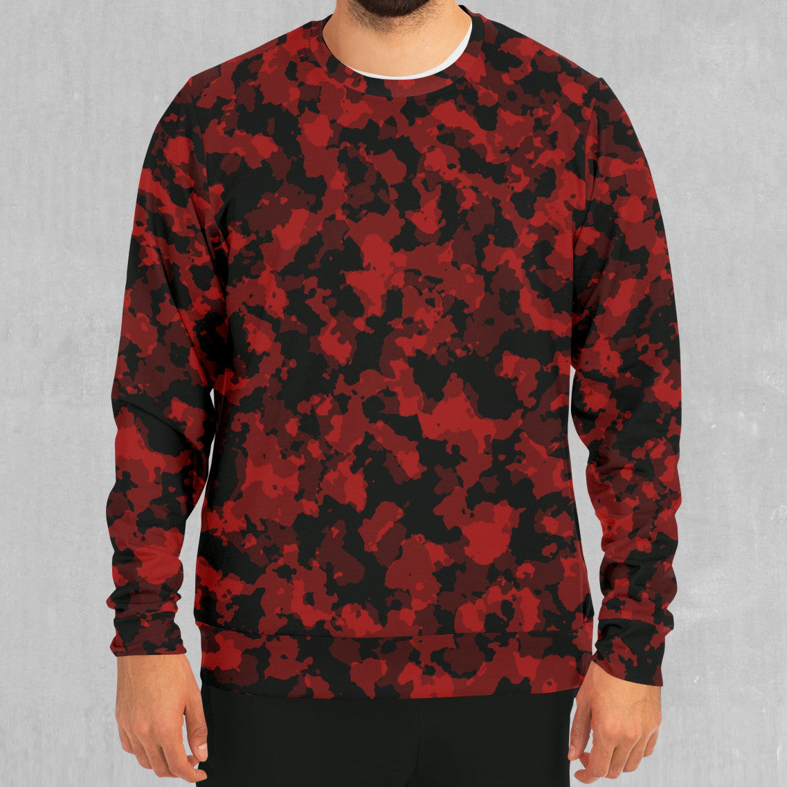 Cardinal Red Camo Sweatshirt