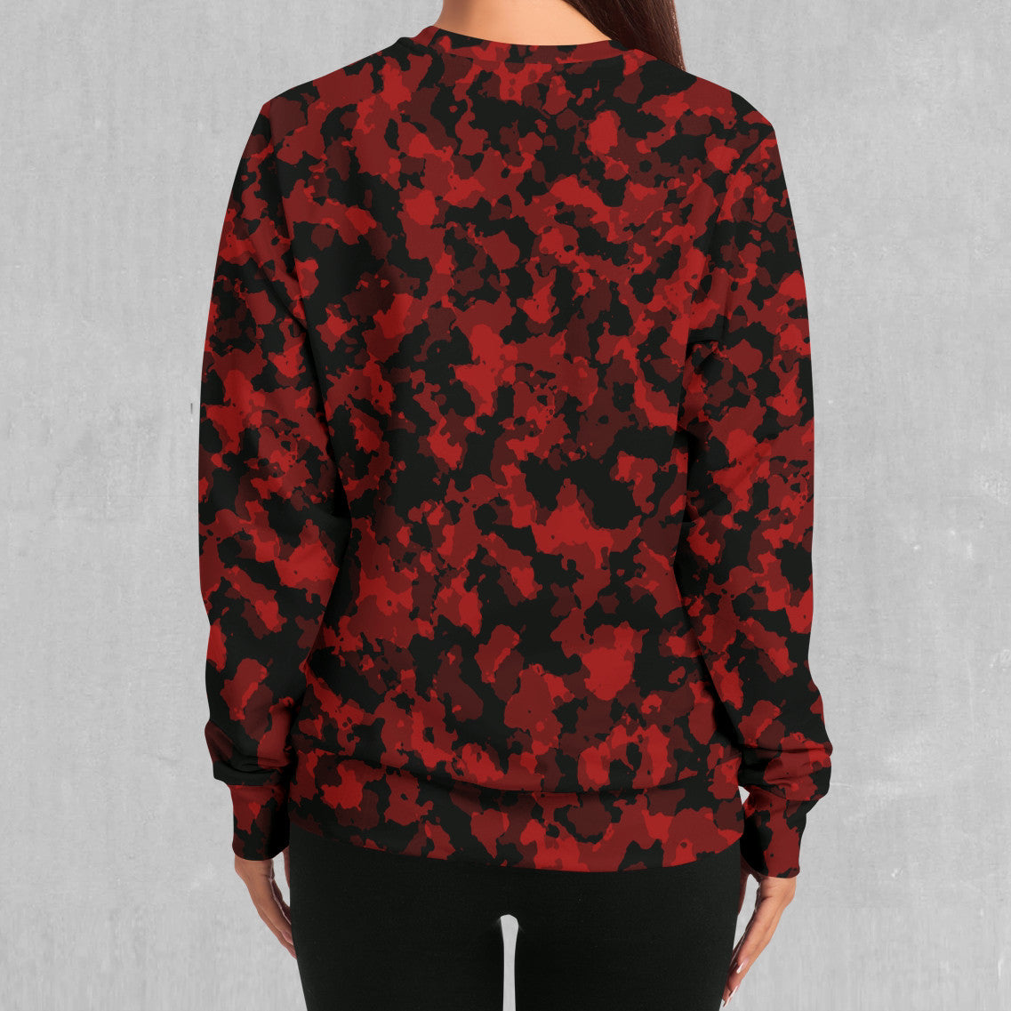 Cardinal Red Camo Sweatshirt