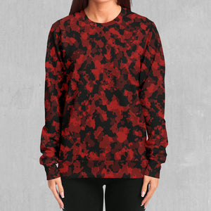 Cardinal Red Camo Sweatshirt