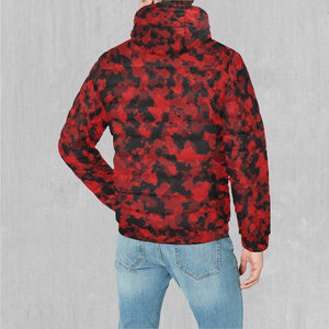 Cardinal Red Camo Puffer Jacket