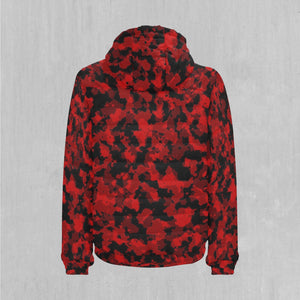 Cardinal Red Camo Puffer Jacket