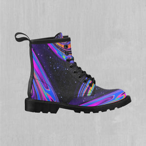 Chromatic Cosmos Women's Lace Up Boots