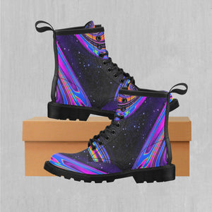 Chromatic Cosmos Women's Lace Up Boots