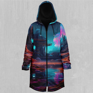 Cosmic Cove Zip Up Cloak (Black Fur)