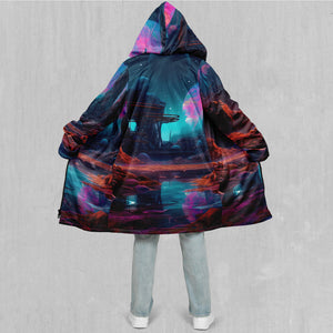 Cosmic Cove Zip Up Cloak (Black Fur)