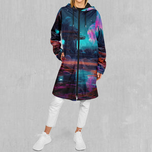 Cosmic Cove Zip Up Cloak (Black Fur)