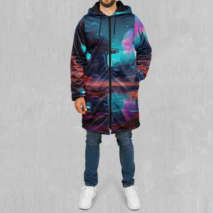 Cosmic Cove Zip Up Cloak (Black Fur)