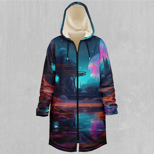 Cosmic Cove Zip Up Cloak (White Fur)