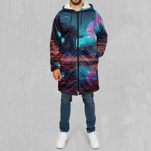 Cosmic Cove Zip Up Cloak (White Fur)