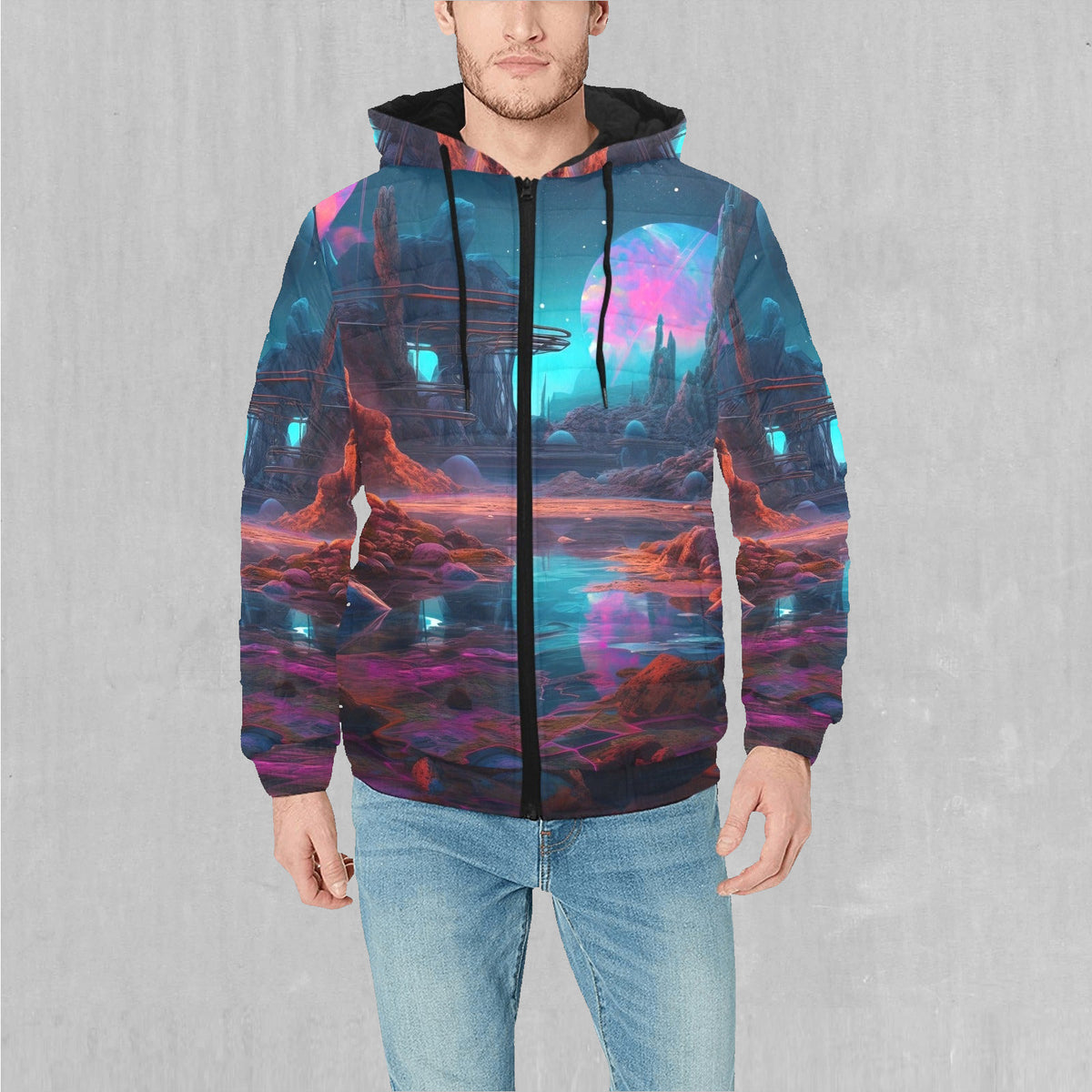 Cosmic Cove Puffer Jacket