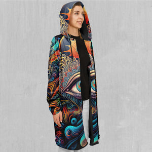 Cosmic Eye Zip Up Cloak (Black Fur)