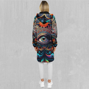 Cosmic Eye Zip Up Cloak (Black Fur)