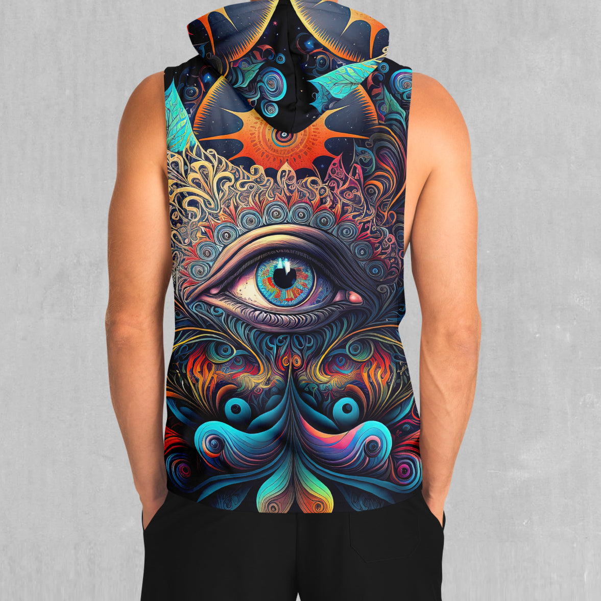 Cosmic Eye Sleeveless Hoodie