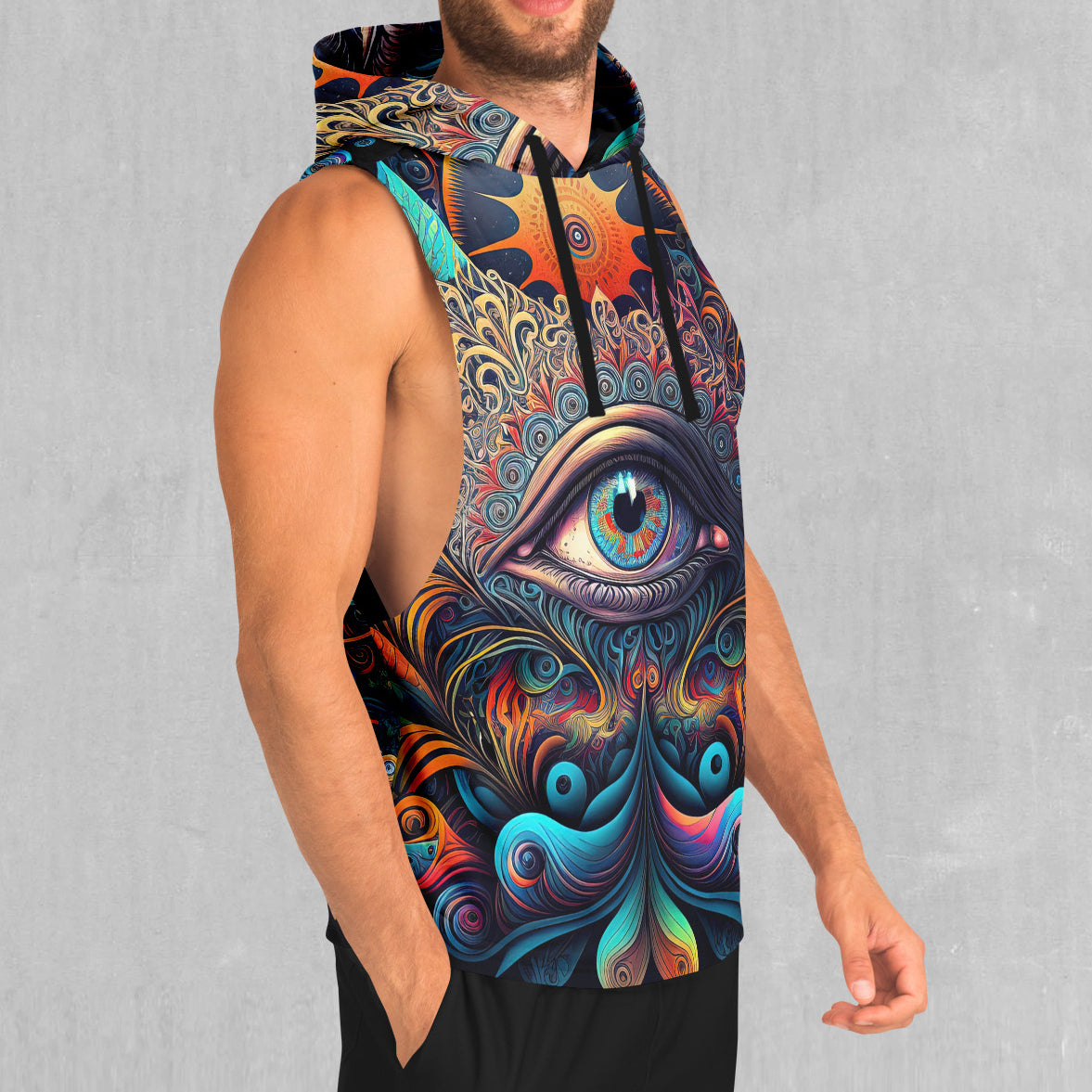 Cosmic Eye Sleeveless Hoodie