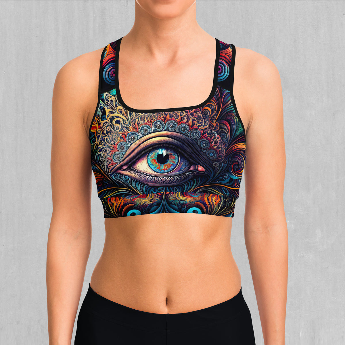 Cosmic Eye Sports Bra