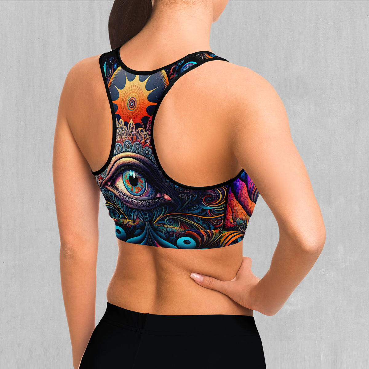 Cosmic Eye Sports Bra