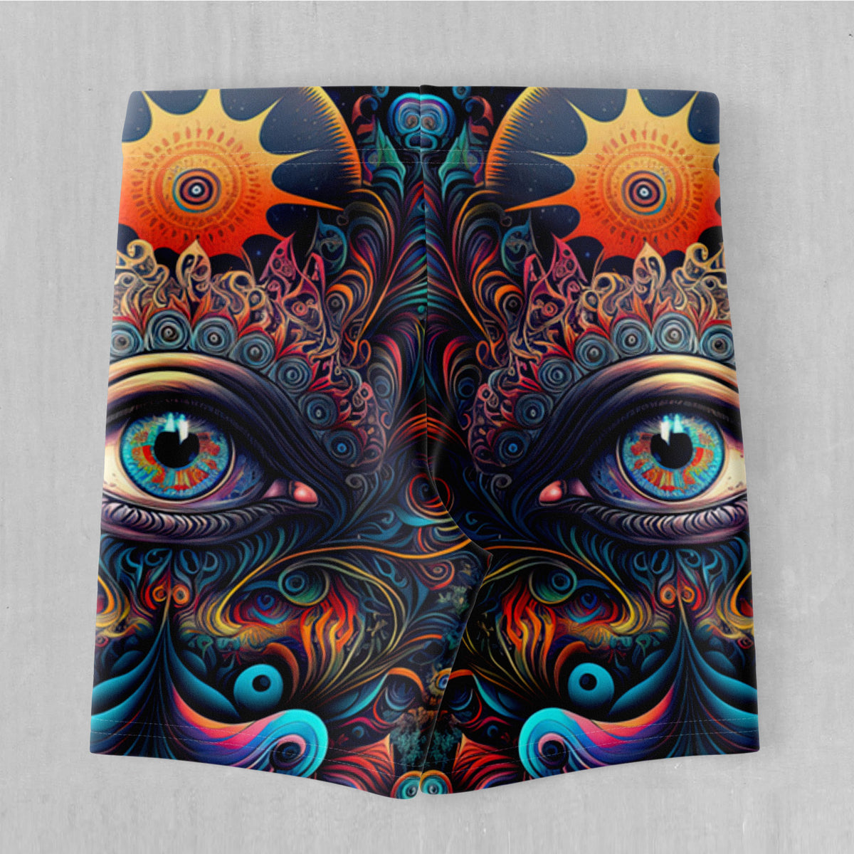Cosmic Eye Yoga Shorts