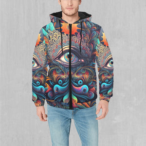 Cosmic Eye Puffer Jacket