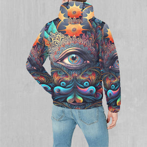 Cosmic Eye Puffer Jacket