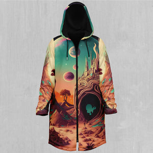 Cosmic Mirage Zip Up Cloak (Black Fur)