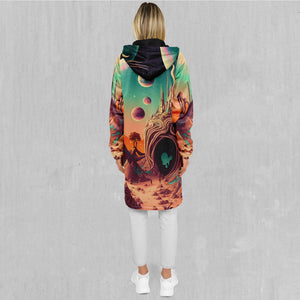 Cosmic Mirage Zip Up Cloak (Black Fur)