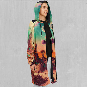 Cosmic Mirage Zip Up Cloak (Black Fur)