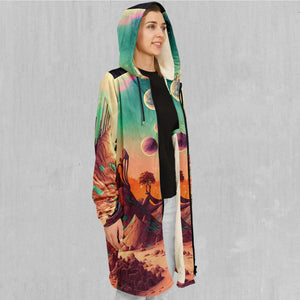 Cosmic Mirage Zip Up Cloak (White Fur)