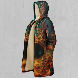 Cosmic Mirage Zip Up Cloak (White Fur)
