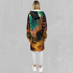 Cosmic Mirage Zip Up Cloak (White Fur)