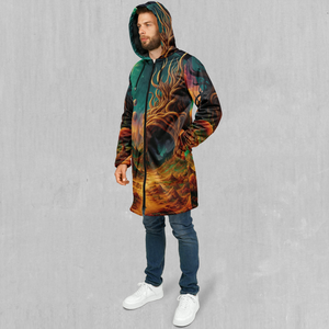 Cosmic Mirage Zip Up Cloak (Black Fur)