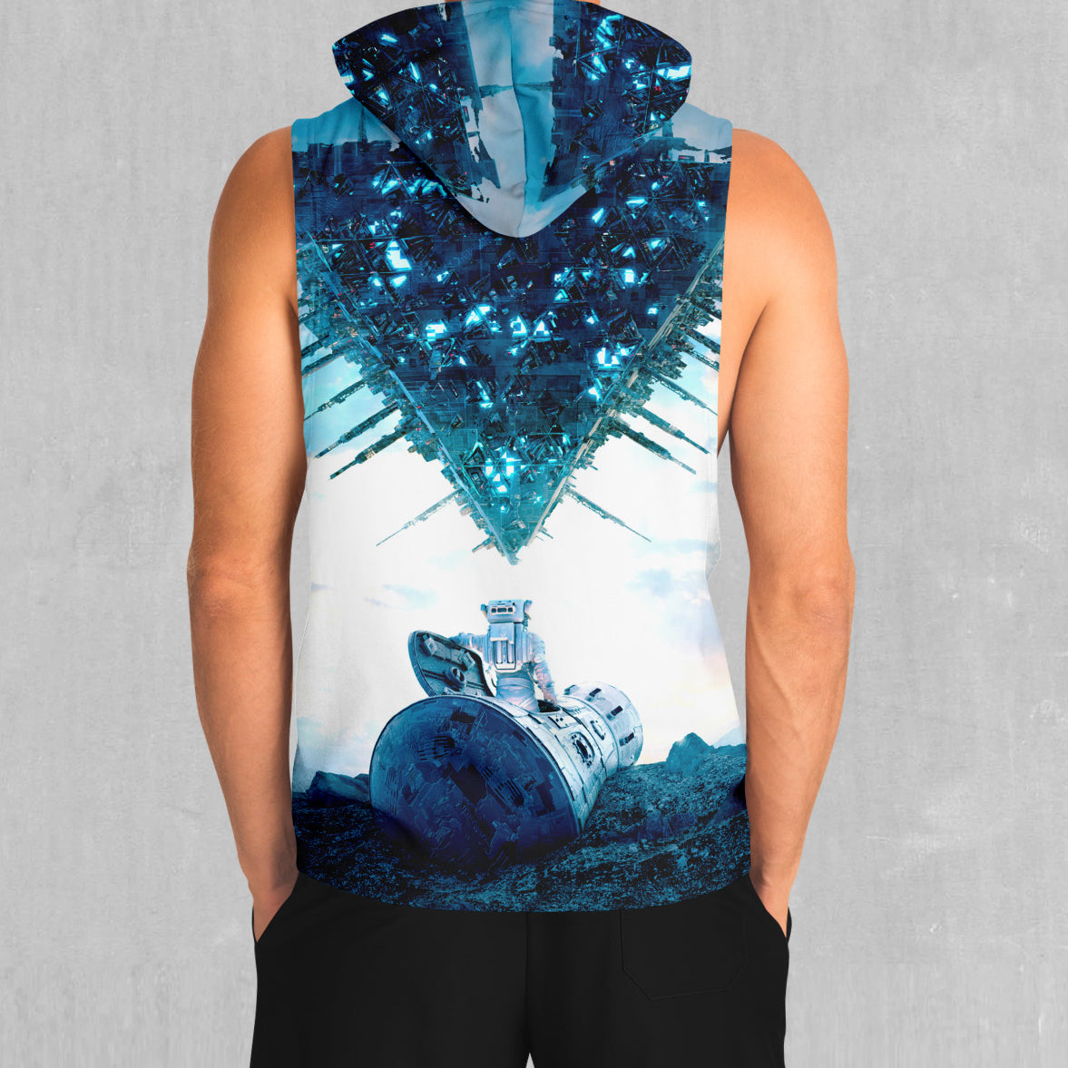 Crash Landing Sleeveless Hoodie