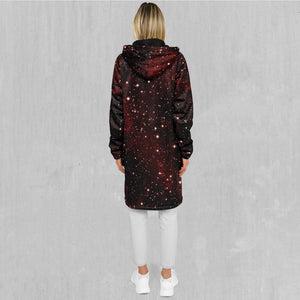 Crimson Space Zip Up Cloak (Black Fur)