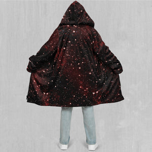 Crimson Space Zip Up Cloak (Black Fur)