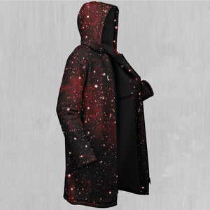 Crimson Space Zip Up Cloak (Black Fur)