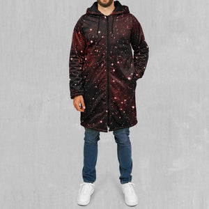 Crimson Space Zip Up Cloak (Black Fur)