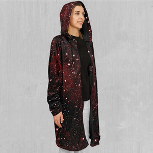 Crimson Space Zip Up Cloak (Black Fur)