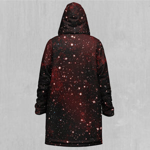 Crimson Space Zip Up Cloak (Black Fur)