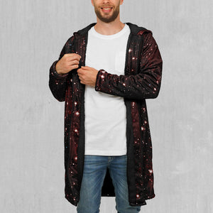 Crimson Space Zip Up Cloak (Black Fur)