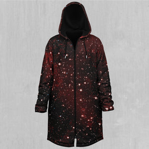 Crimson Space Zip Up Cloak (Black Fur)