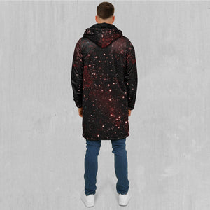 Crimson Space Zip Up Cloak (Black Fur)