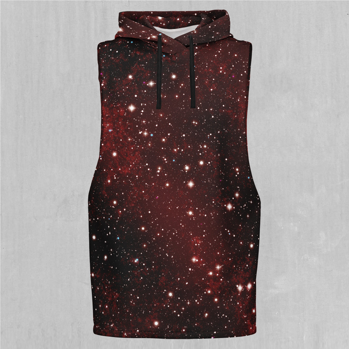 Crimson Space Sleeveless Hoodie