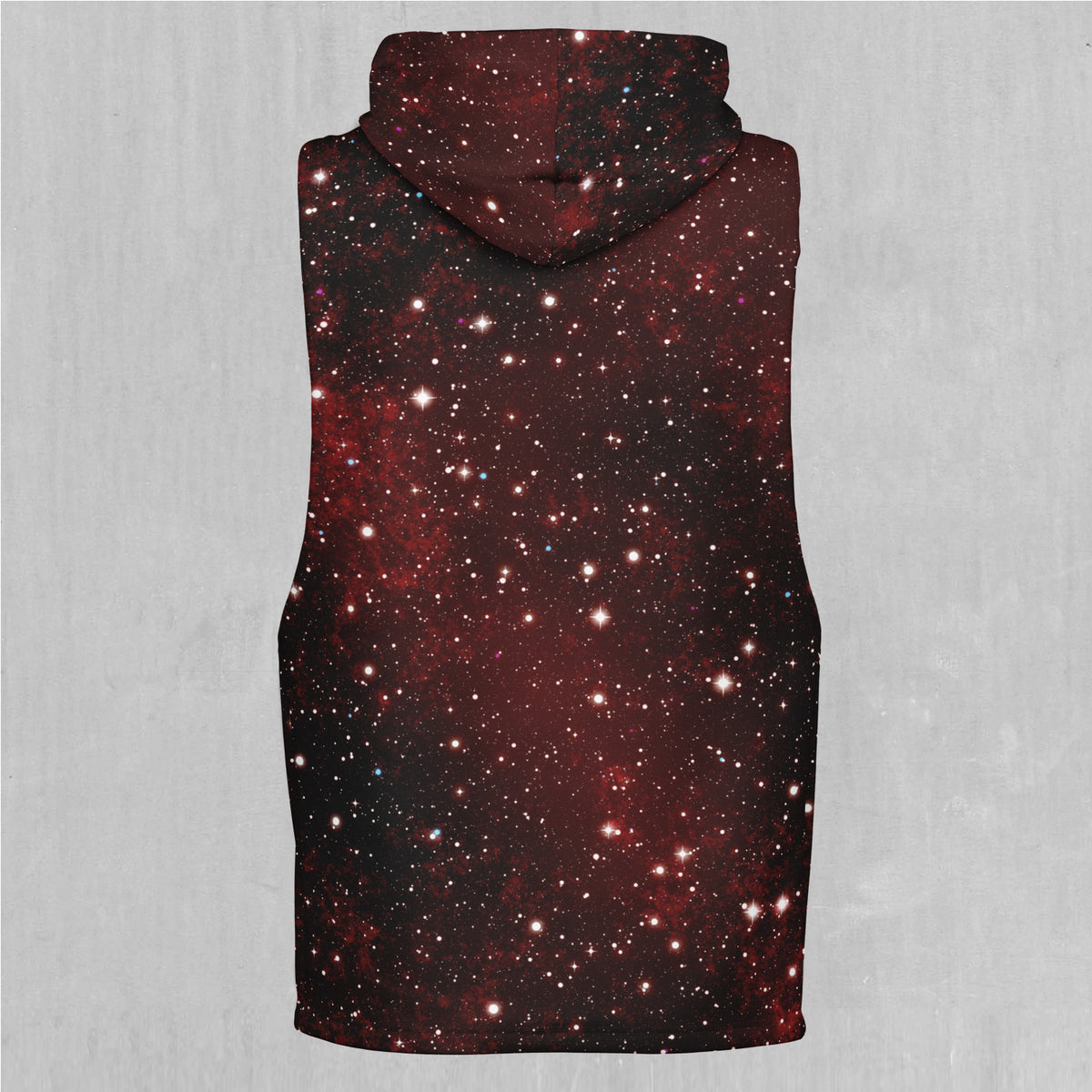 Crimson Space Sleeveless Hoodie