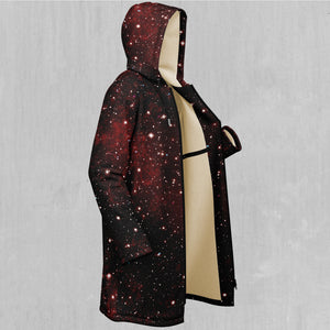 Crimson Space Zip Up Cloak (White Fur)