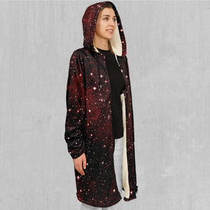 Crimson Space Zip Up Cloak (White Fur)