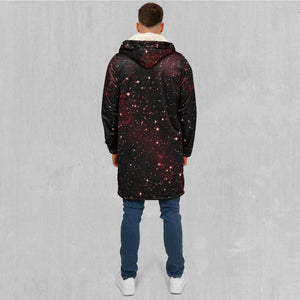 Crimson Space Zip Up Cloak (White Fur)