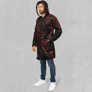 Crimson Space Zip Up Cloak (White Fur)