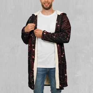 Crimson Space Zip Up Cloak (White Fur)